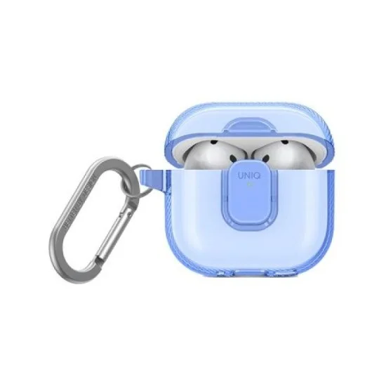 Uniq Glase Pro Airpods 4Th Gen Lock Case - Cloudy Blue
